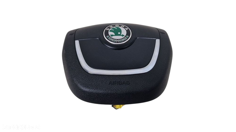 SKODA OCTAVIA II 2 LIFT SUPERB PODUSZKA KIEROWCY S AIRBAG 1Z0880201AH - 1