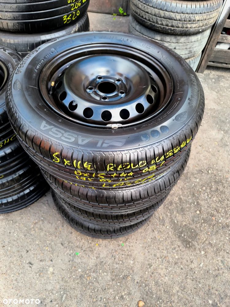 5x108 Felgi Stalowe Stal 15 Koła Letnie Lato RENAULT KANGOO II 2 Mercedes Citan W415 SAFRANE LAGUNA I 23r. Legnica ALU-RAD NOWE 8mm 195/65 - 2