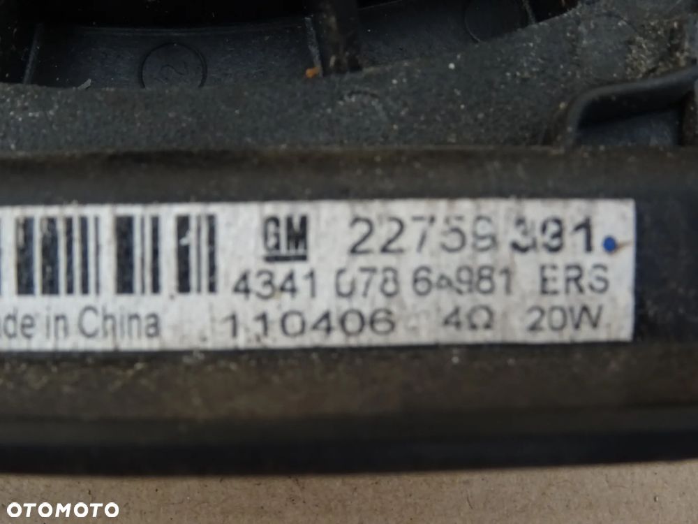 OPEL INSIGNIA A GŁOŚNIKI GŁOŚNIK PRZÓD TYŁ PRAWY LEWY - 4