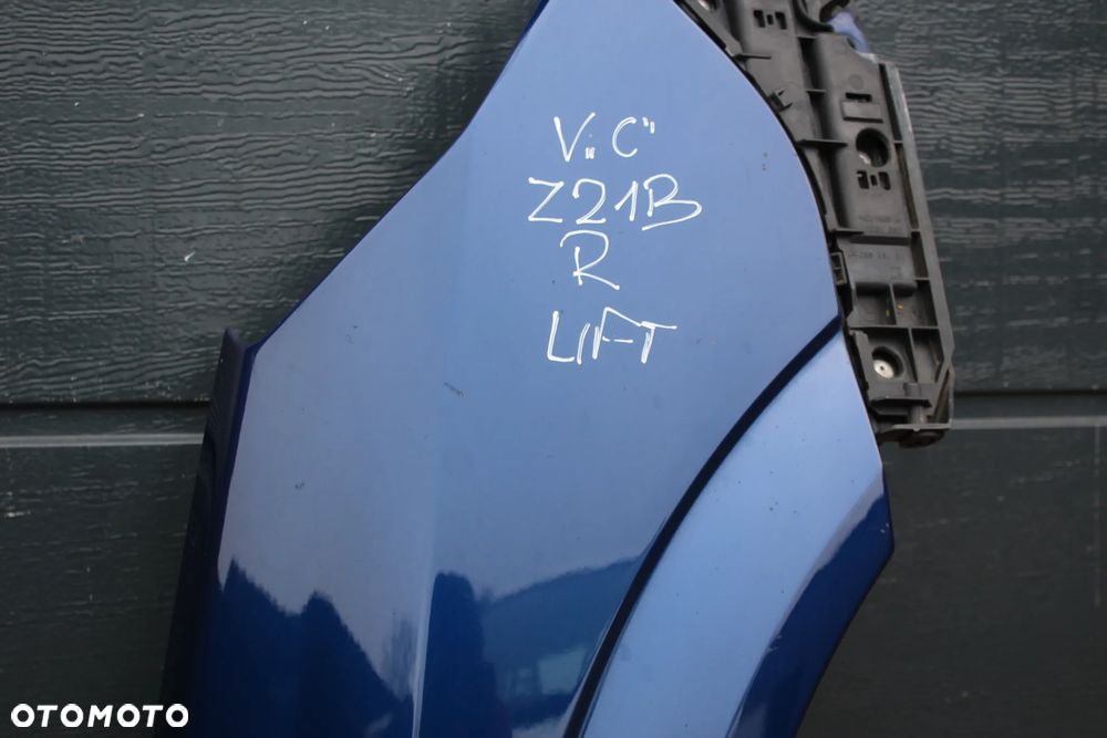 BŁOTNIK PRAWY PRZÓD PRZEDNI OPEL VECTRA C LIFT Z21B ZE ŚLIZGIEM - 4