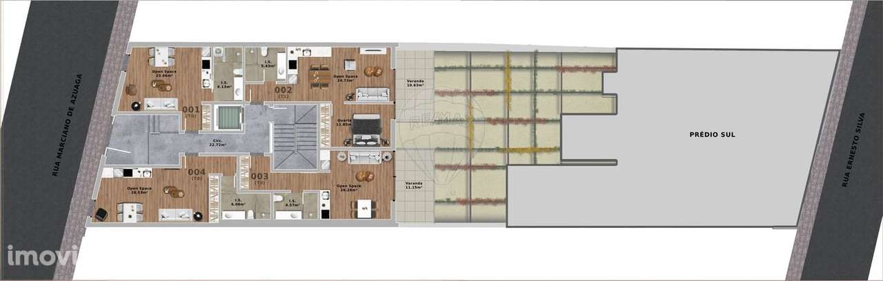 Apartamento T0 para venda - Grande imagem: 3/8