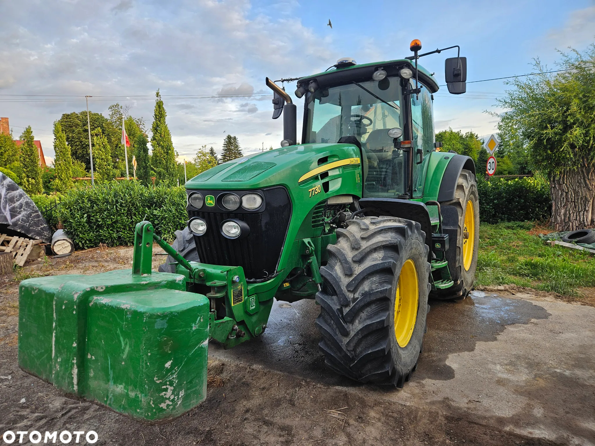 John Deere 7730 manualna skrzynia amortyzacja jak 7830 7930 od rolnika - 5