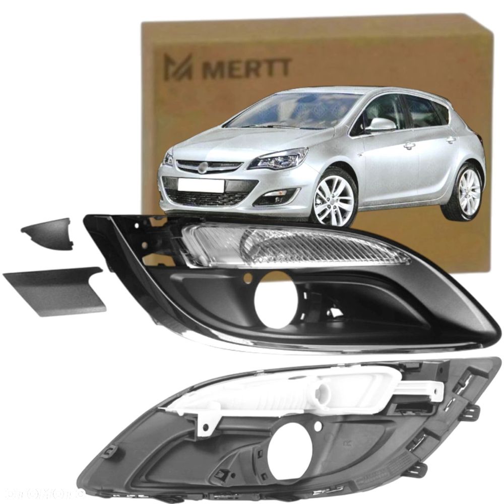 Atrapy zderzaka przód Opel Astra J Facelifting 12-15 kierunkowskazy migacze - 5