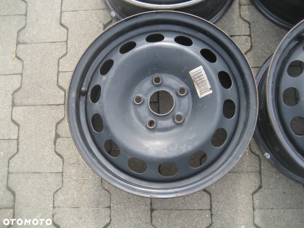 vw touran golf v felgi stalowe 4szt. 6,5x 16 et50 5x112 1k0601027a - 2