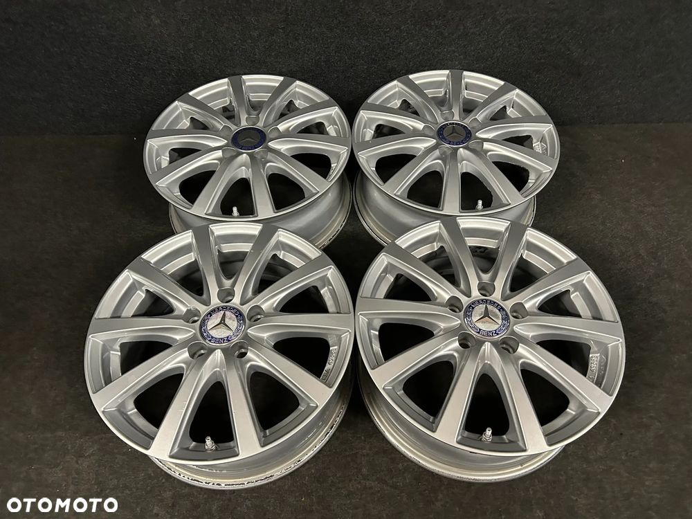 Alufelgi Mercedes A-Klasa W169, W176, B-Klasa W245, W246, Vito 16 cali 5x112 4szt. Łądne z czujnikami! - 4