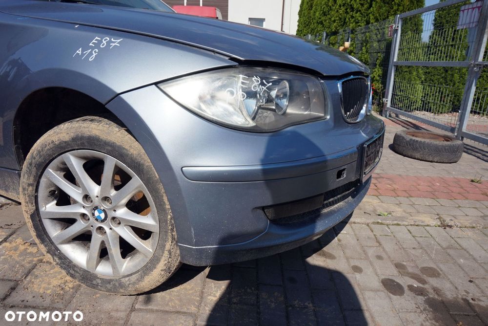 MASKA ZDERZAK BŁOTNIKI LAMPY 1 E87 LIFT A18  BMW 2007-2011 QUARZBLAU PRZÓD KOMPLETNY - 29