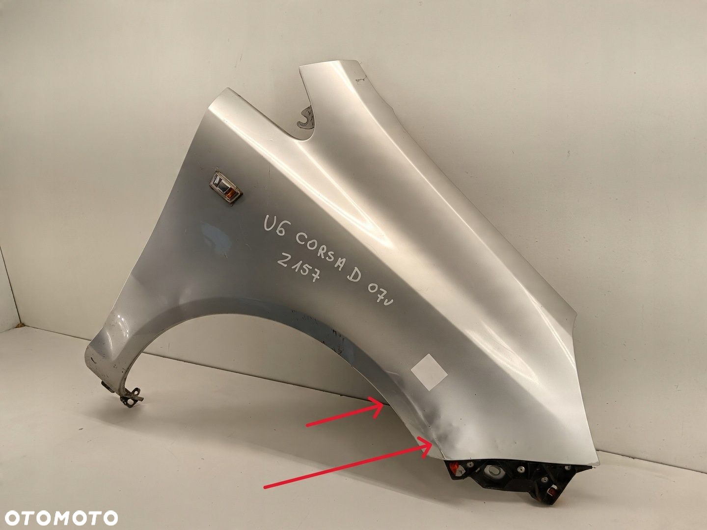 BŁOTNIK PRAWY PRZEDNI OPEL CORSA D 06-11 Z157 - 2