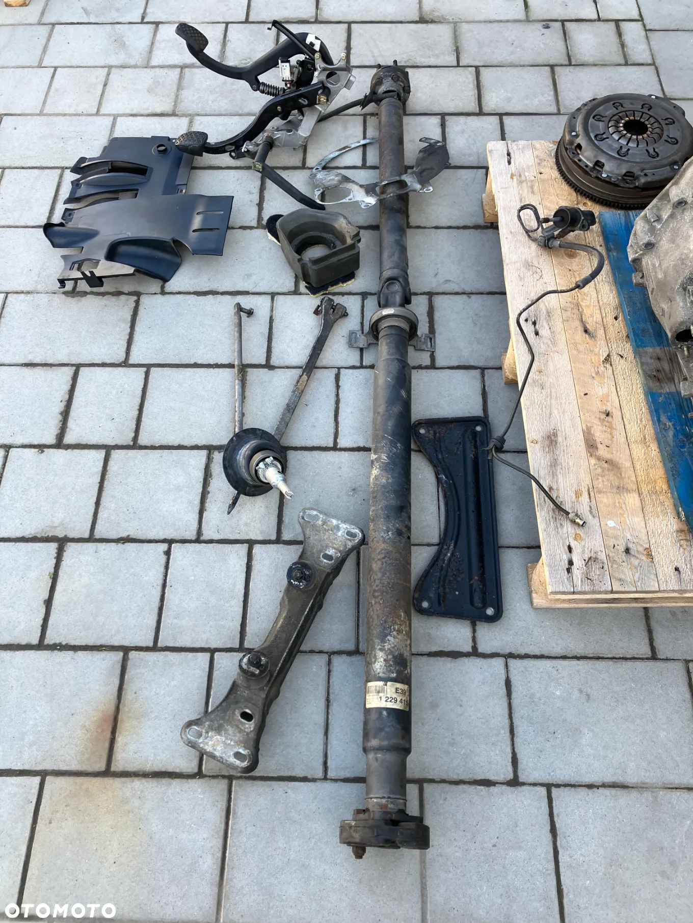 Przekładka automatu na manual BMW E39 528i 2.8 M52 1x VANOS skrzynia sprzęgło 240mm wybierak łapa skrzyni wysprzęglik pedały serwo przewody 1222751 1221899 1229415 - 9