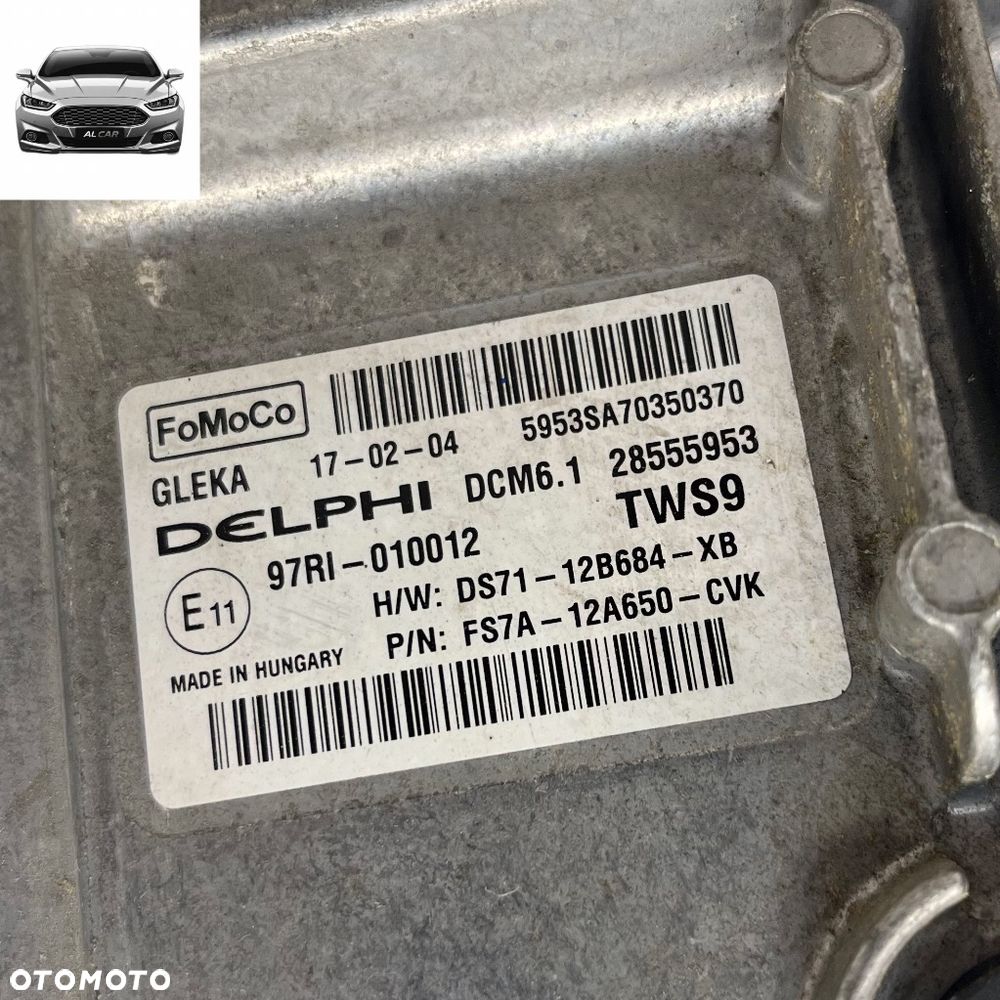KOMPUTER MONDEO MK5 2.0 TDCI FS7A-12A650-CVK - 2