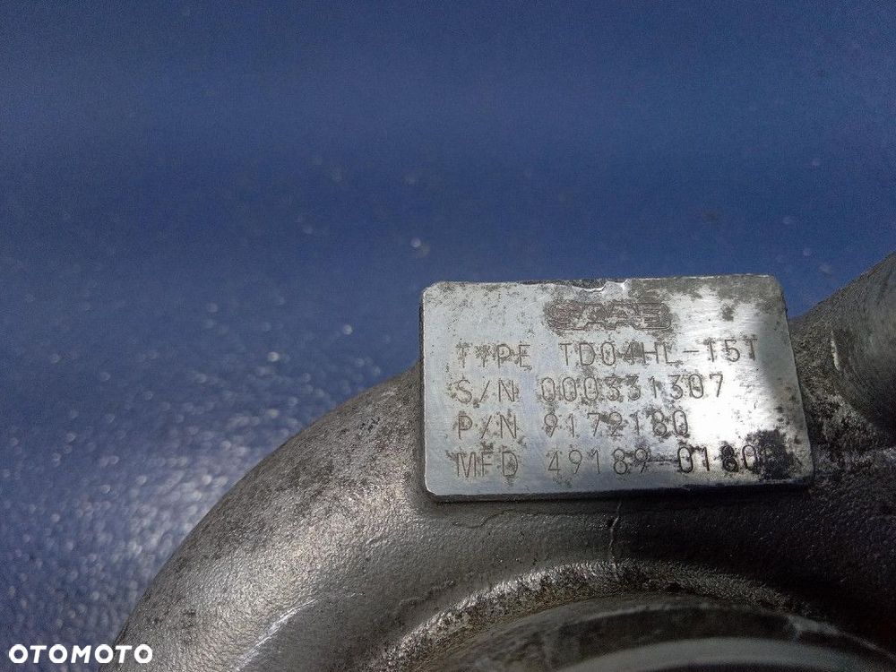 SAAB 9-3 I 2.0T 205KM B205R TURBOSPRĘŻARKA TURBINA 9172180 TD04HL-T5T - 6
