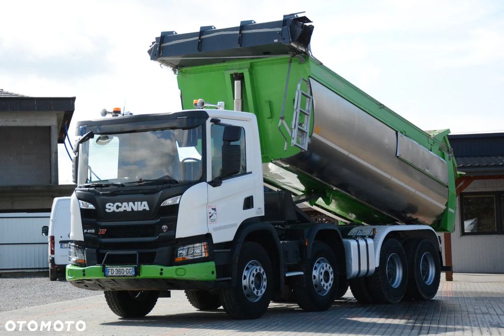 Scania P 410 XT / 2019r / 8x4 / MEILLER KIPPER / Retarder / Mulda / Duża ładowność / Na zwolnicach - 3