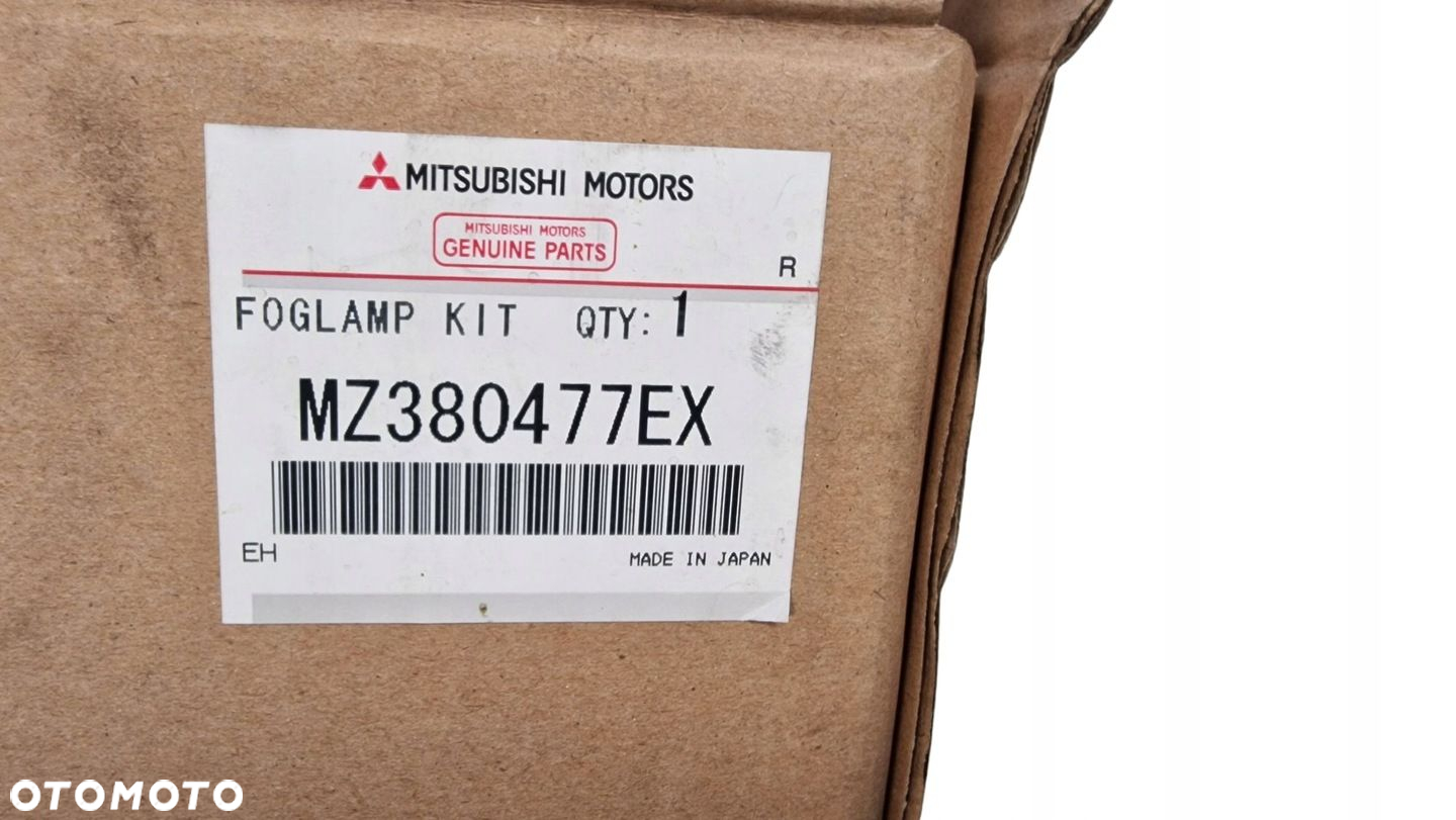 MITSUBISHI LANCER X 07-17 HALOGEN PRAWY RAMKA WIĄZKA KOMPLET ORG. NOWY - 2