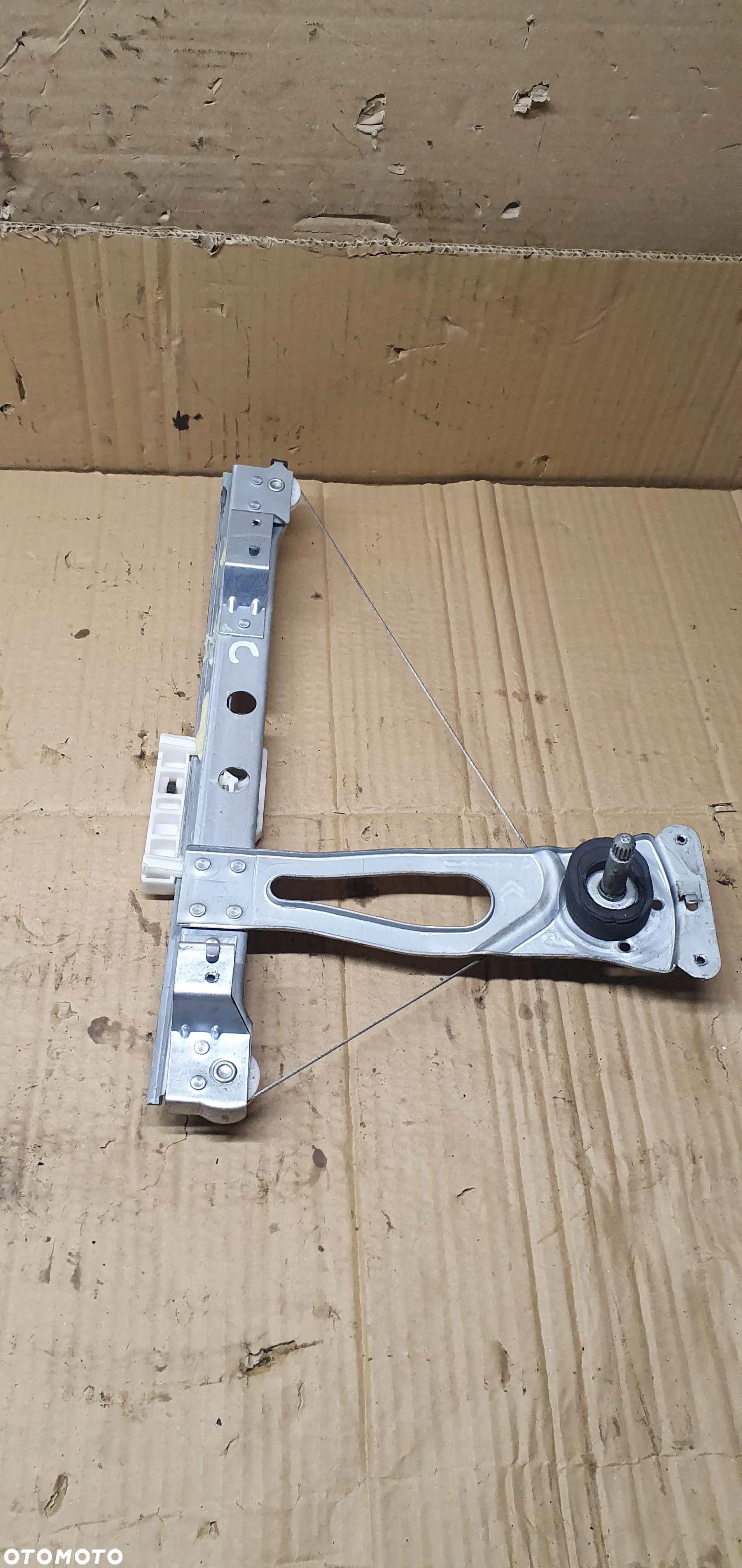 Mechanizm podnośnik szyby lewy tył Citroen C3 I 9680027480 - 4