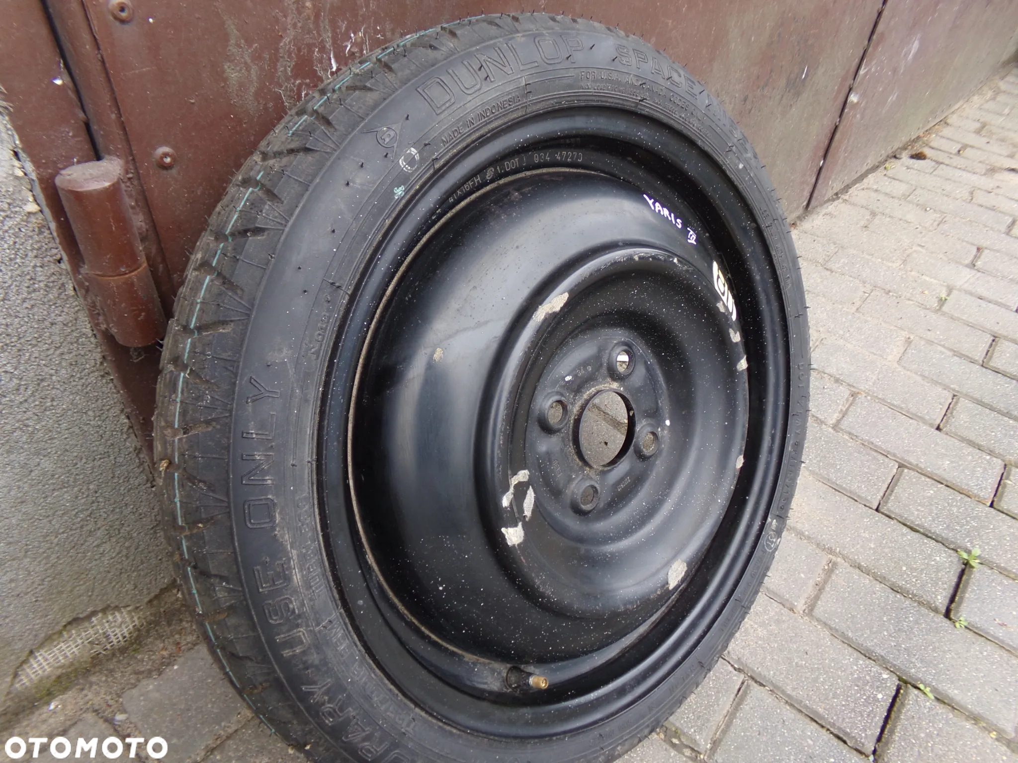 Koło dojazdowe 4x100 125/70 ''16'' Toyota Yaris III 11-19 - 2