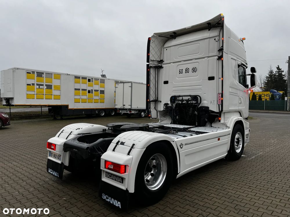Scania R 580 V8 SPROWADZONA Z FRANCJI SERWISOWANA RETARDER DWA ZBIORNIKI FELGI ALUMINIOWE LODÓWKA - 3