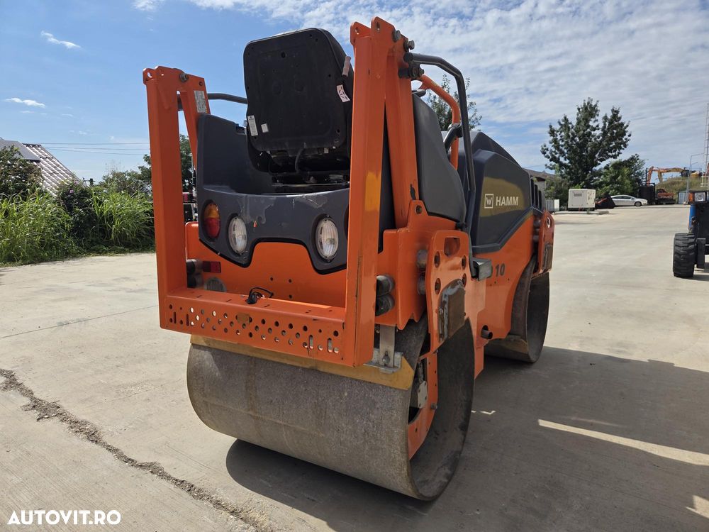 Hamm HAMM HD10, 2021, 477h, 2,5 tone, latime tambur 1m, motor KUBOTA 25CP, produs in Germania, lungime 2,5m, viteza 10km/h, intoarce in 2,5m, CA NOU, posibilitate leasing 4 ani -PROMOTIE 19.900 EUR+Tva - 7
