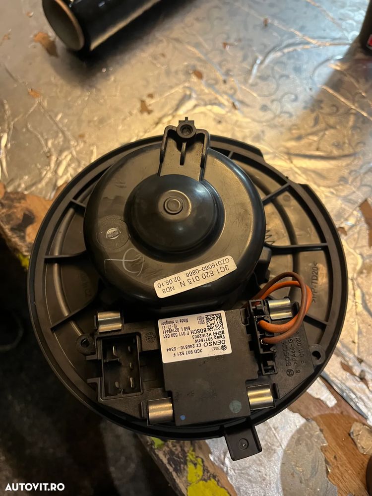 Motoras aeroterma ventilator rezistenta trepte habitaclu VW Volkswagen Golf 6 Europa - 3