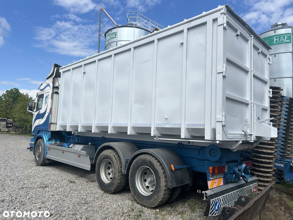 Scania R480 6x4 2014 hakowiec do zboza złomu trocin hak - 3