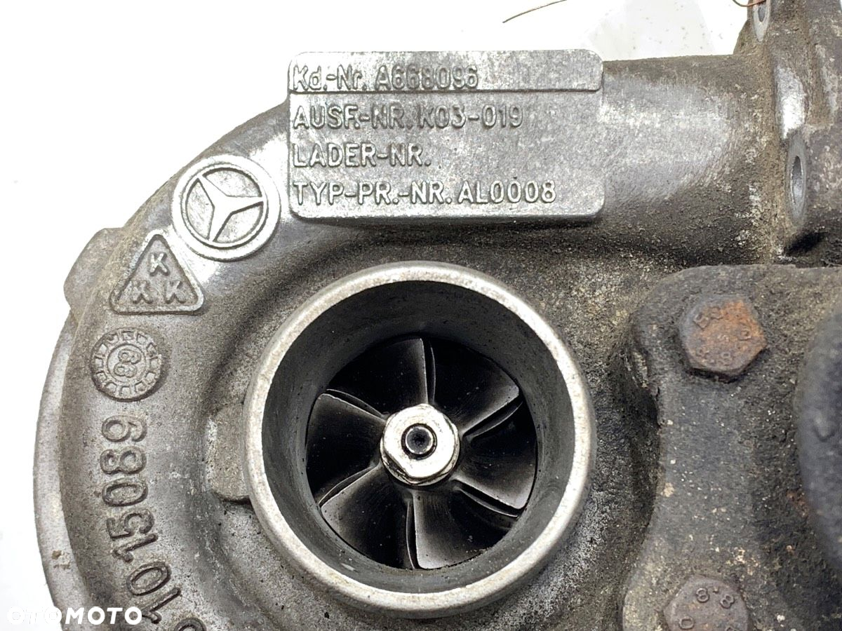 TURBOSPRĘŻARKA - 183.00 PLN - MERCEDES-BENZ KLASA A (W168) 1997 - 2005 A 170 CDI (168.008) 66 kW - 4