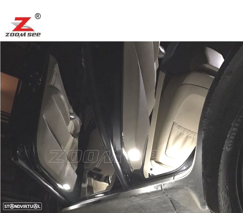 KIT COMPLETO DE 22 LÂMPADAS LED INTERIOR BMW X6 E71 E72 M XDRIVE35I XDRIVE50I ACTIVEHYBRID 2008 -20 - 4