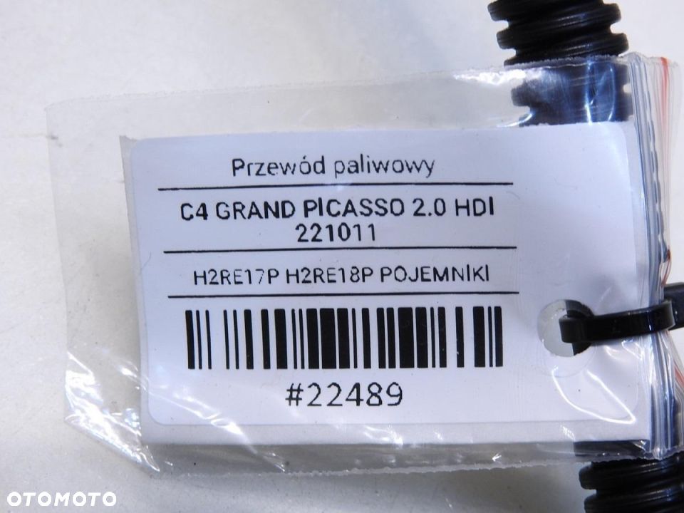 PRZEWÓD PALIWA CITROEN C4 GRAND PICASSO I 2.0 HDI - 9