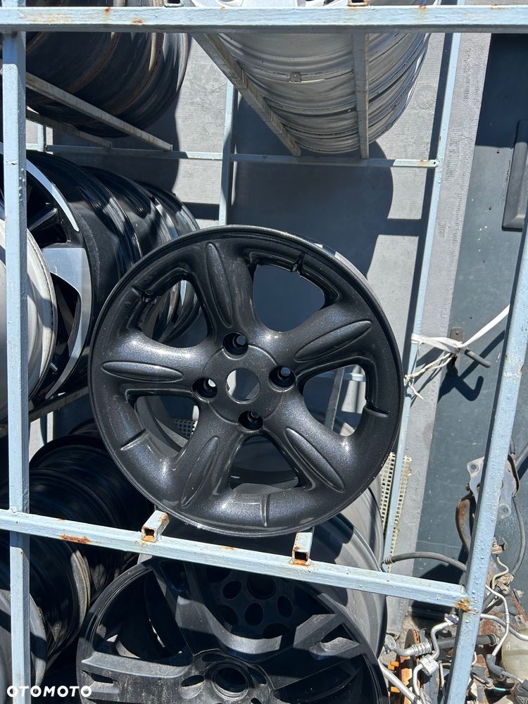 Alufelgi Peugeot Citroen 15 cali 4x108 oryginalne czarne - 4