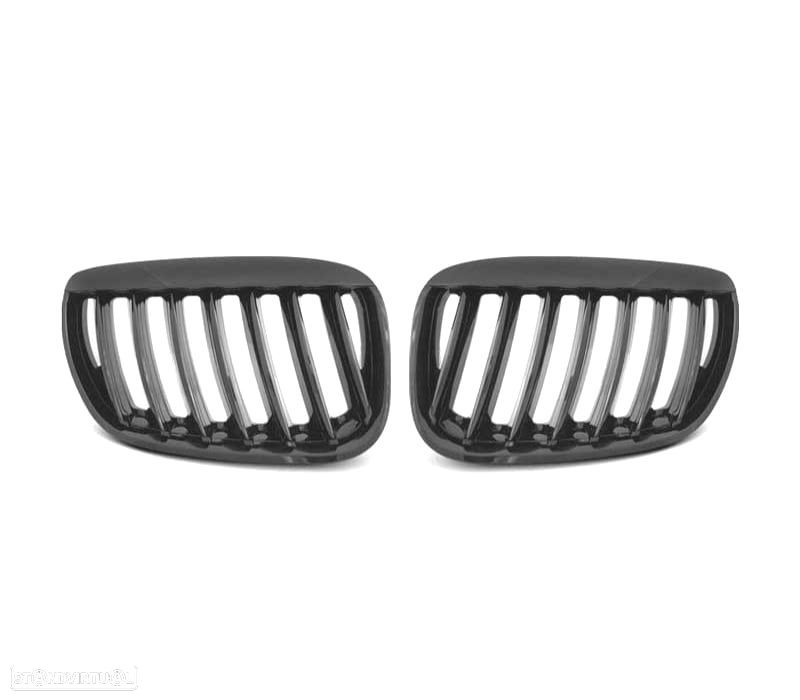 GRELHA BMW X5 E53 04-06 PRETO BRILHANTE - 4