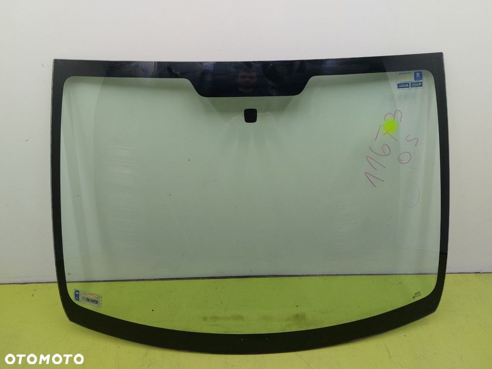 Szyba przednia CZOŁOWA Peugeot 107 2005-2014 SPLINTEX ZIELONA - 1