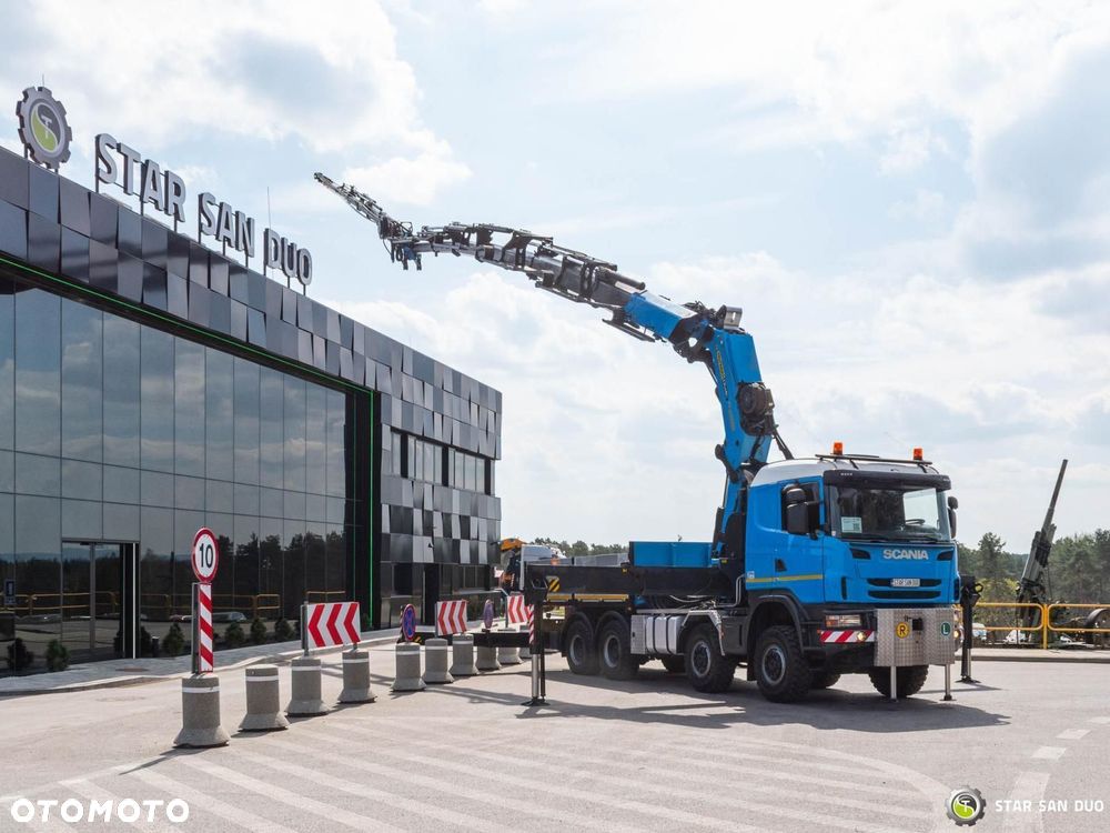 Scania G440 8x8 PALFINGER PK 100002 HDS Żuraw Fly Jib Wciągarka - 15