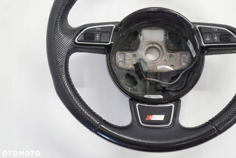 AUDI A4 B8 LIFT 15R KIEROWNICA SKÓRA MULTI S-LINE 8K0419091AC - 3