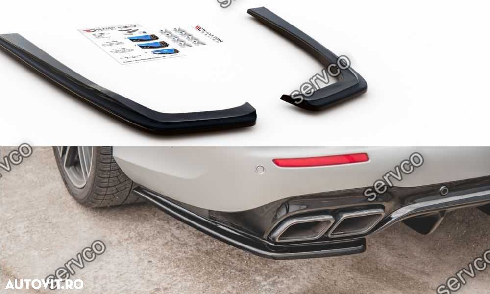 Prelungire splitter bara spate Mercedes E Class S123 E63 Amg Estate 2017- v5 - Maxton Design - 1