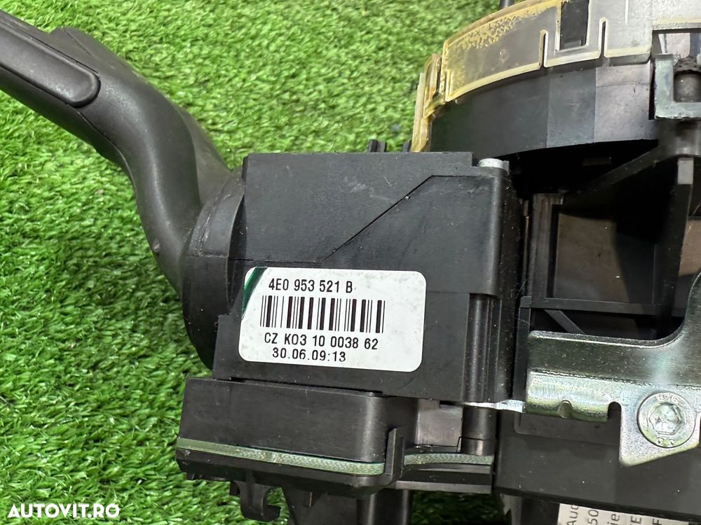 ANSAMBLU MANETE COMENZI VOLAN + SPIRĂ AUDI A6 C6 S LINE 2.0 DIESEL 2009 COD OEM 4E0953503G 4F0953549D 4F0910549A 4E0953521B 2006-2010 - 8