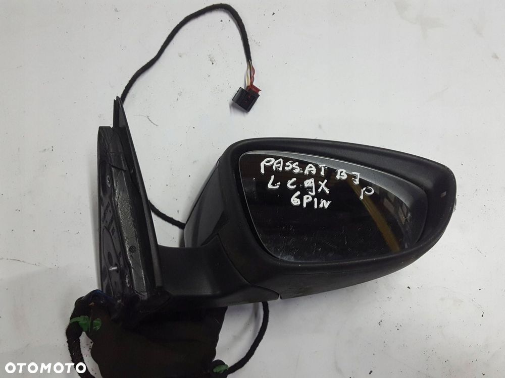 VW PASSAT B7 10-14r LUSTERKO PRAWE 9 KABLI LC9X - 2