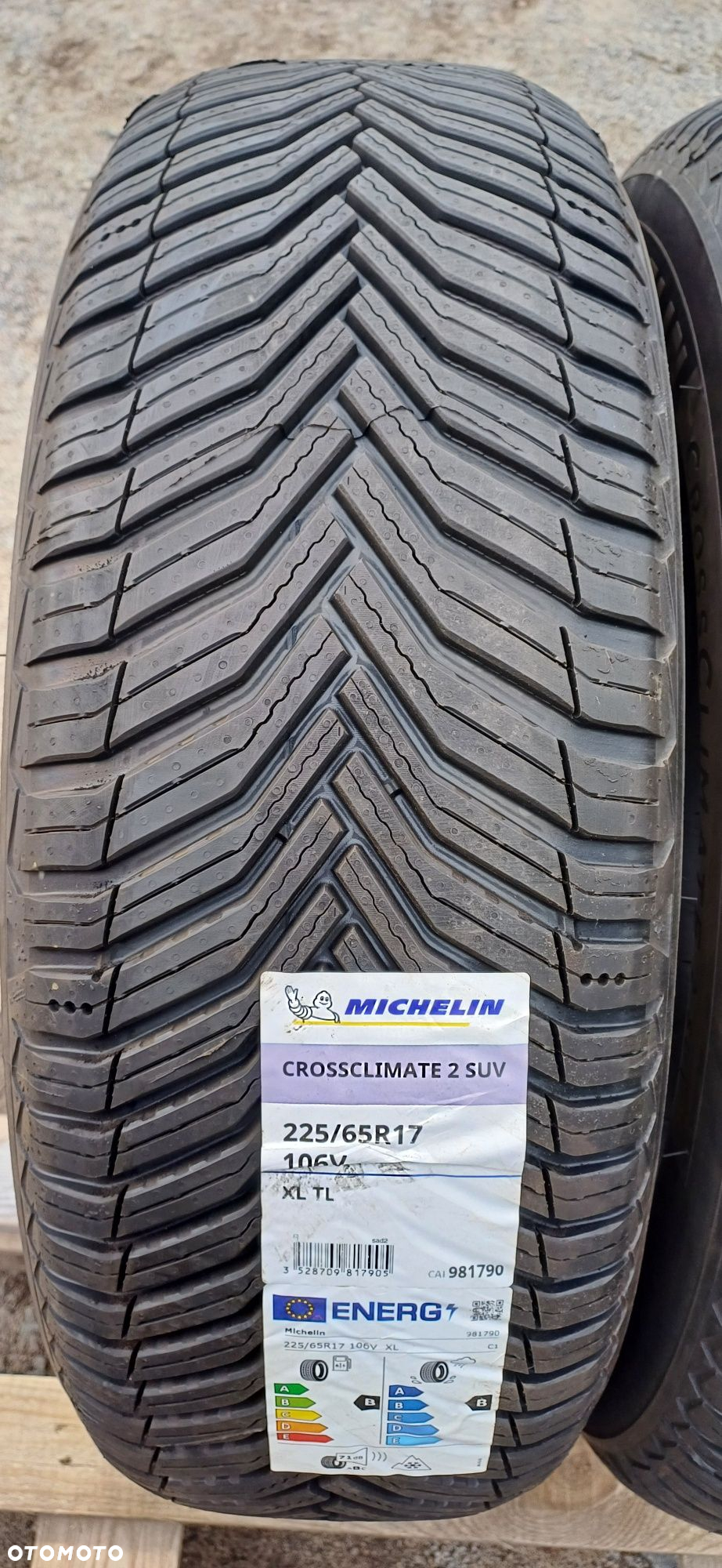 225/65R17 106V MICHELIN , dwie nowe opony wielosezonowe. - 4