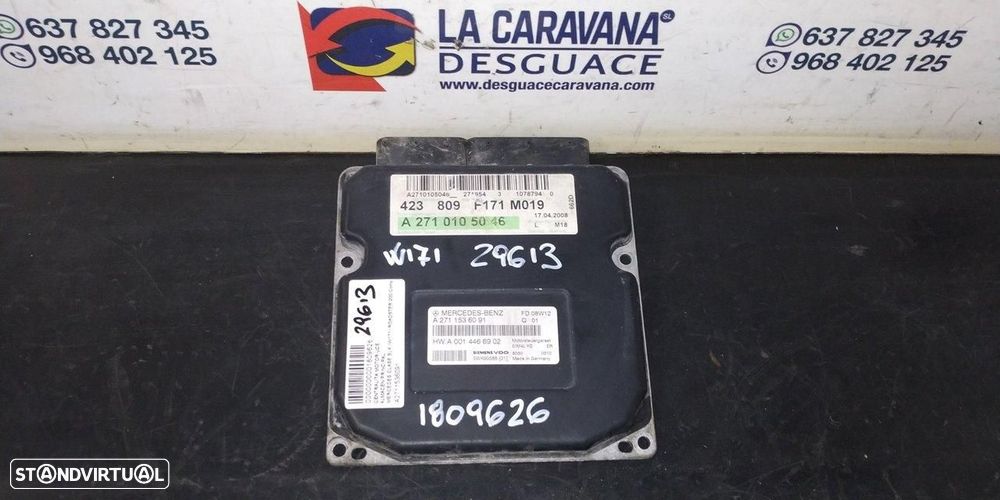 CENTRALINA DO MOTOR UCE MERCEDES-BENZ SLK BM 171 ROADSTER - 1