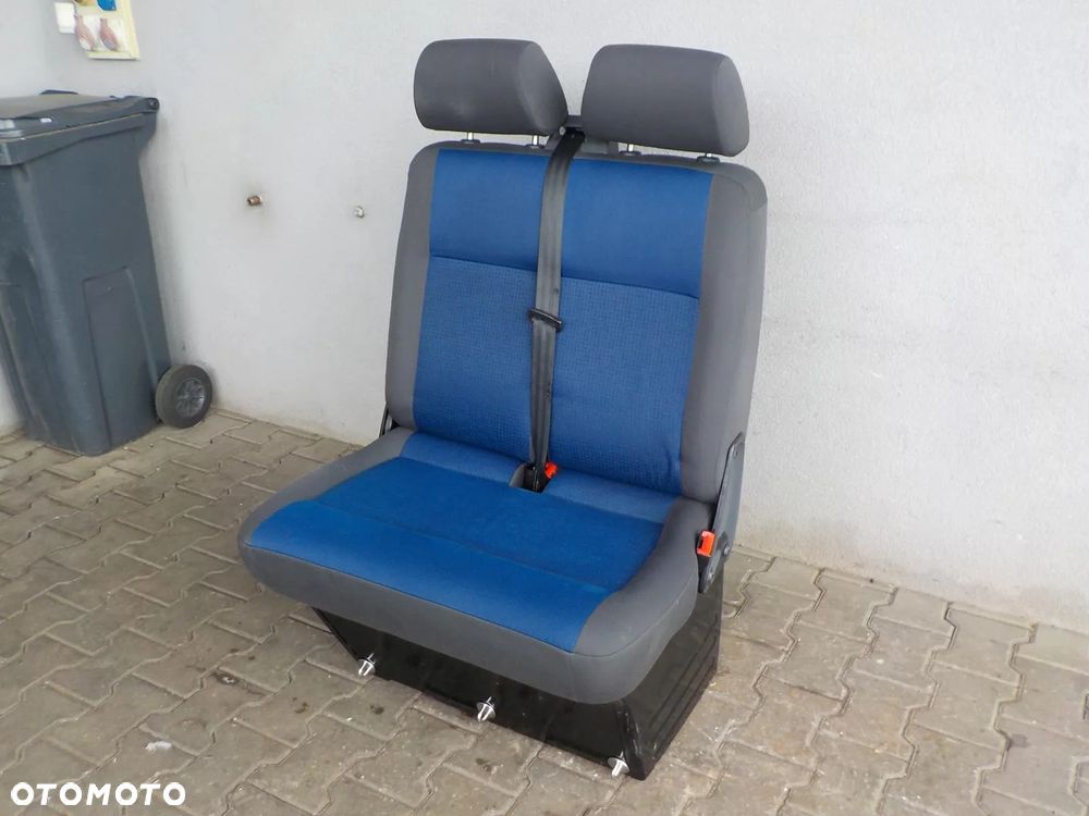 VW T5 FOTEL PODWÓJNY PASAŻERA PRZÓD DWÓJKA - 3