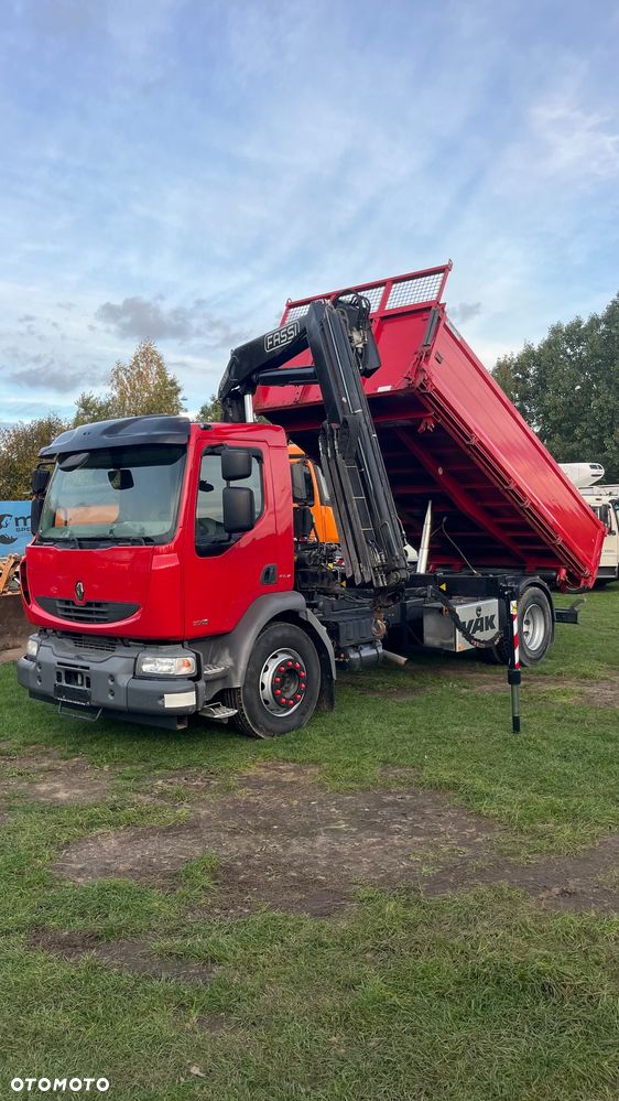 Renault Midlum 18 Dmc Hds Fassi 120 XP Sterowanie Radiowe 5-6 funkcja wyjście na rotator + Wywrotka Dautel Stan Wzorowy Sprowadzona (nie Palfinger Hiab Meiller Kipper Kh Kipper Schwarzmuller) - 15