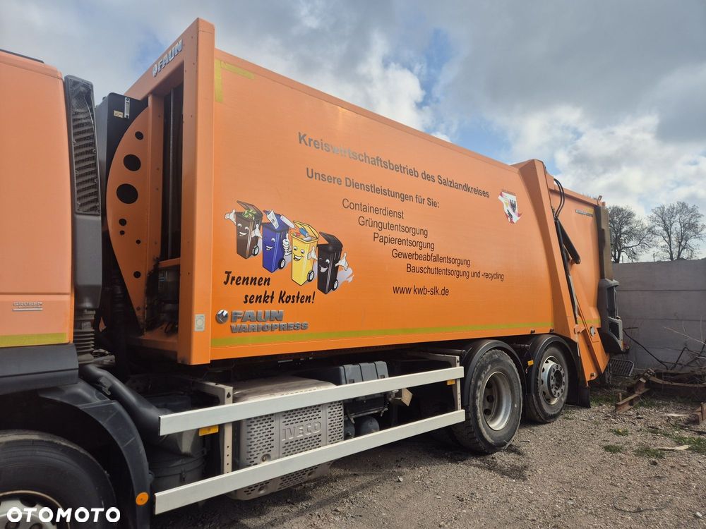 Zabudowa Faun Variopress 2 524 v19 z wrzutami zoller delta 2015r - 1