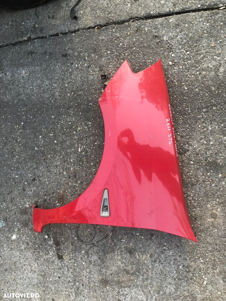 Aripa stanga fata Renault Clio Thalia 2011 rosu - 7