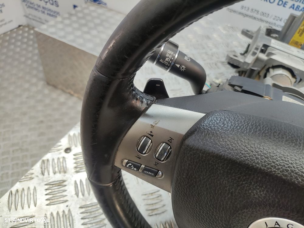 Volante Pele Patilhas Comandos Multifunções Jaguar XF 1 I X250 2007 - 2015 - 12
