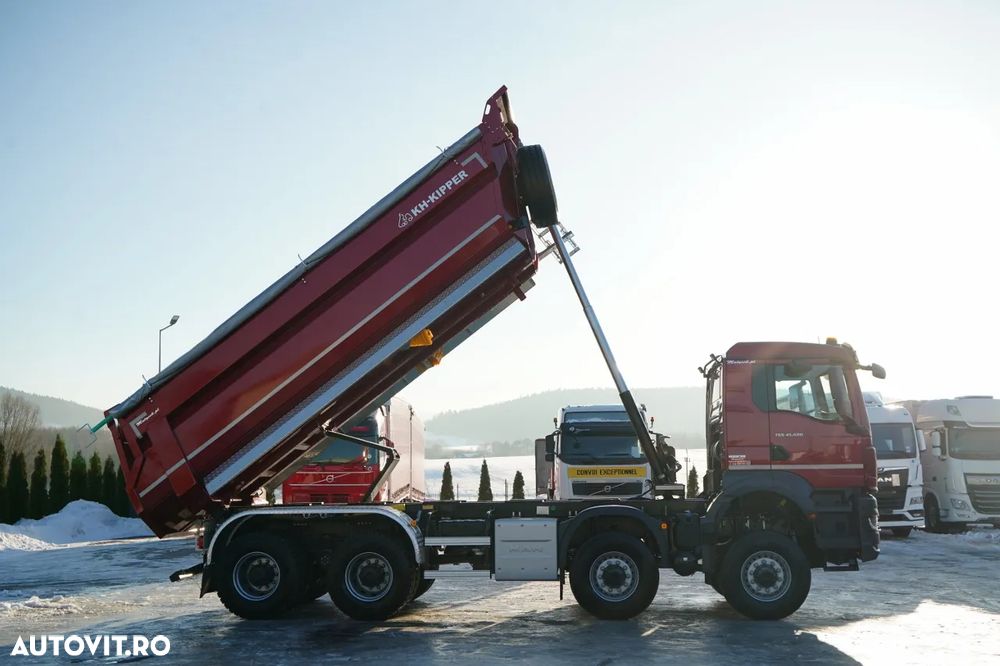 MAN TGS 41.480 / 8X8 / ​​BASCULATOR / AUTOMAT / NOU-NOUȚ / ECHIPAMENTE BOGATE / DISPONIBIL IMEDIAT / AUR METALIC / - 6