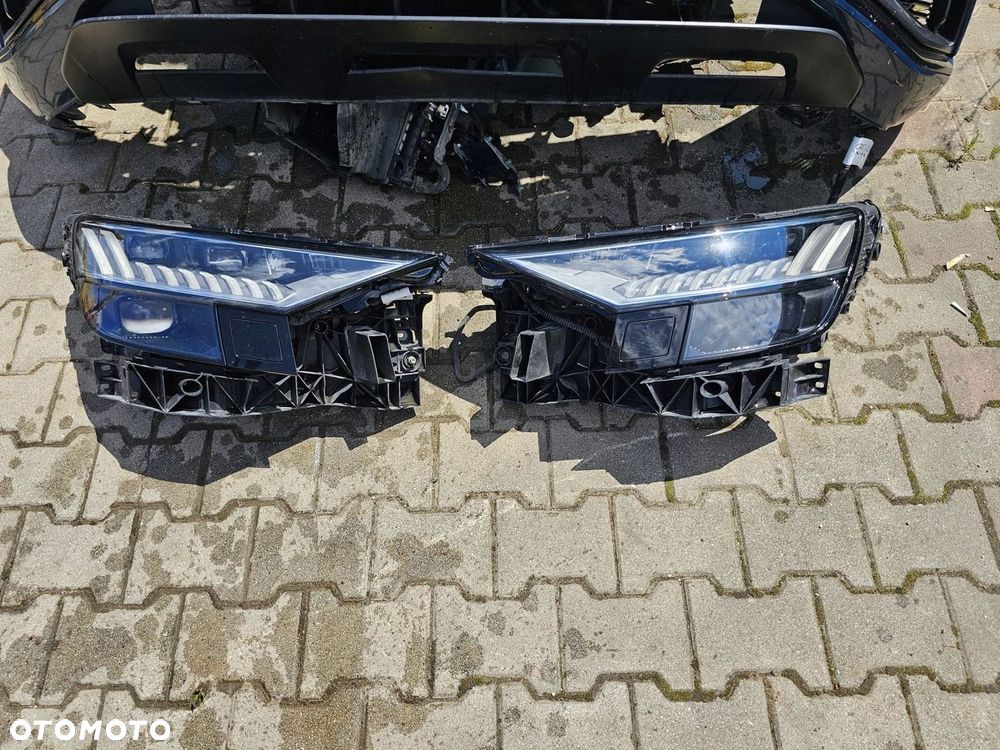 ZDERZAK MASKA LAMPA PAS KOMPLET AUDI Q8 S-LINE MATRIX EUROPA - 2