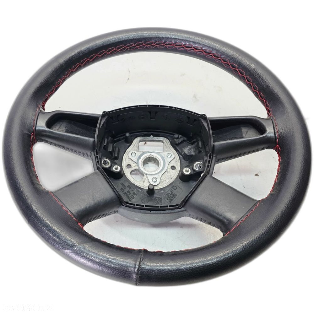 KIEROWNICA SKÓRA AUDI A3 8P A4 B8 A5 8T Q5 8R 8R0419091S 1KT 9/26 OBSZYTA - 1