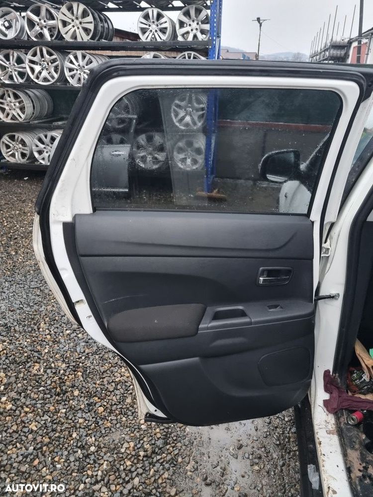 Usa Stanga Spate Mitsubishi ASX Facelift 2012 2012 - 2015 SUV 4 Usi alb (1129) - 2