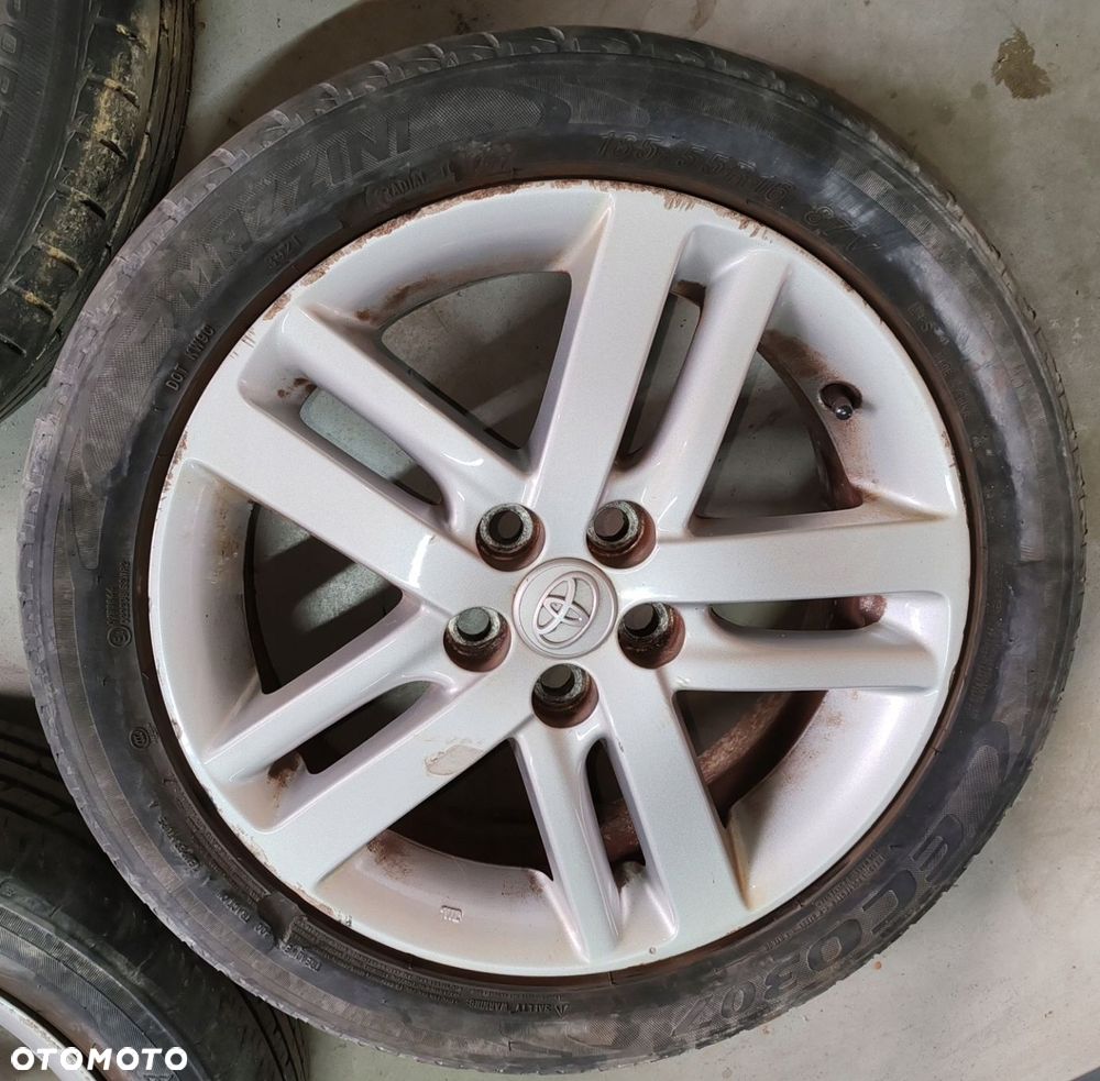 Komplet felg felgi aluminiowe 16 5x100 Toyota Verso S Subaru Trezia 10-15 - 5
