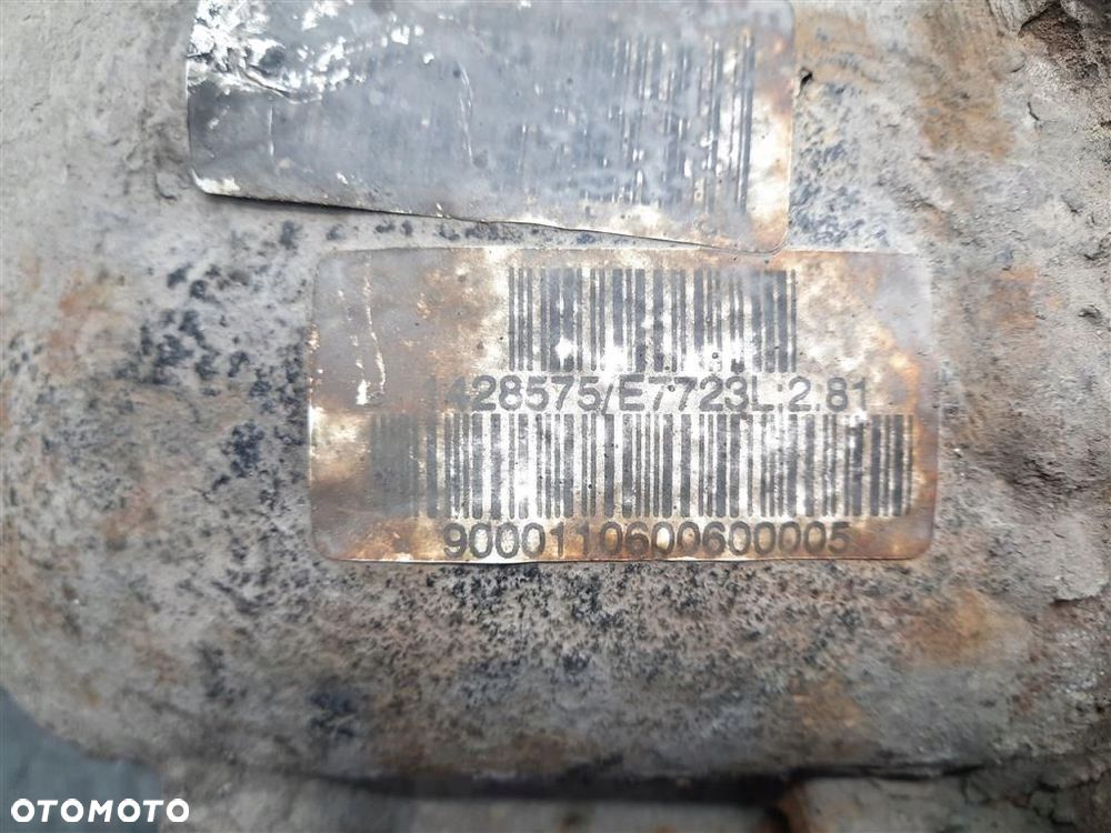 Most tylny TYŁ DYFERENCJAŁ DYFER BMW E39 1996-2003 3.0 D 1428575/E7723L; 2.81 - 6