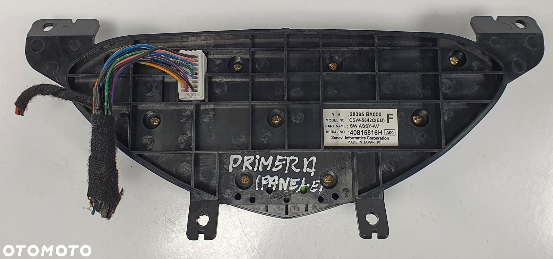 PANEL RADIA NAWIEWU KLIMATYZACJI NISSAN PRIMERA P12 28395-BA000 - 4