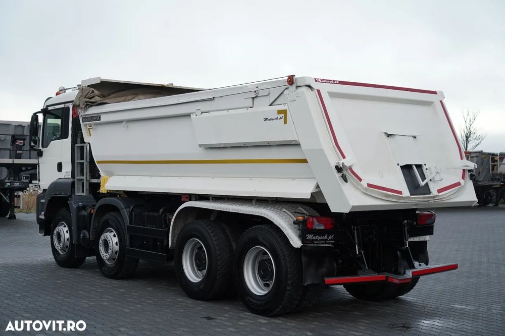 MAN TGS 35.460 / 8X4 / BASCULATOR SPATE / HYDROCLASP / MEILLER KIPPER / AUTOMAT / EURO 6 - 9