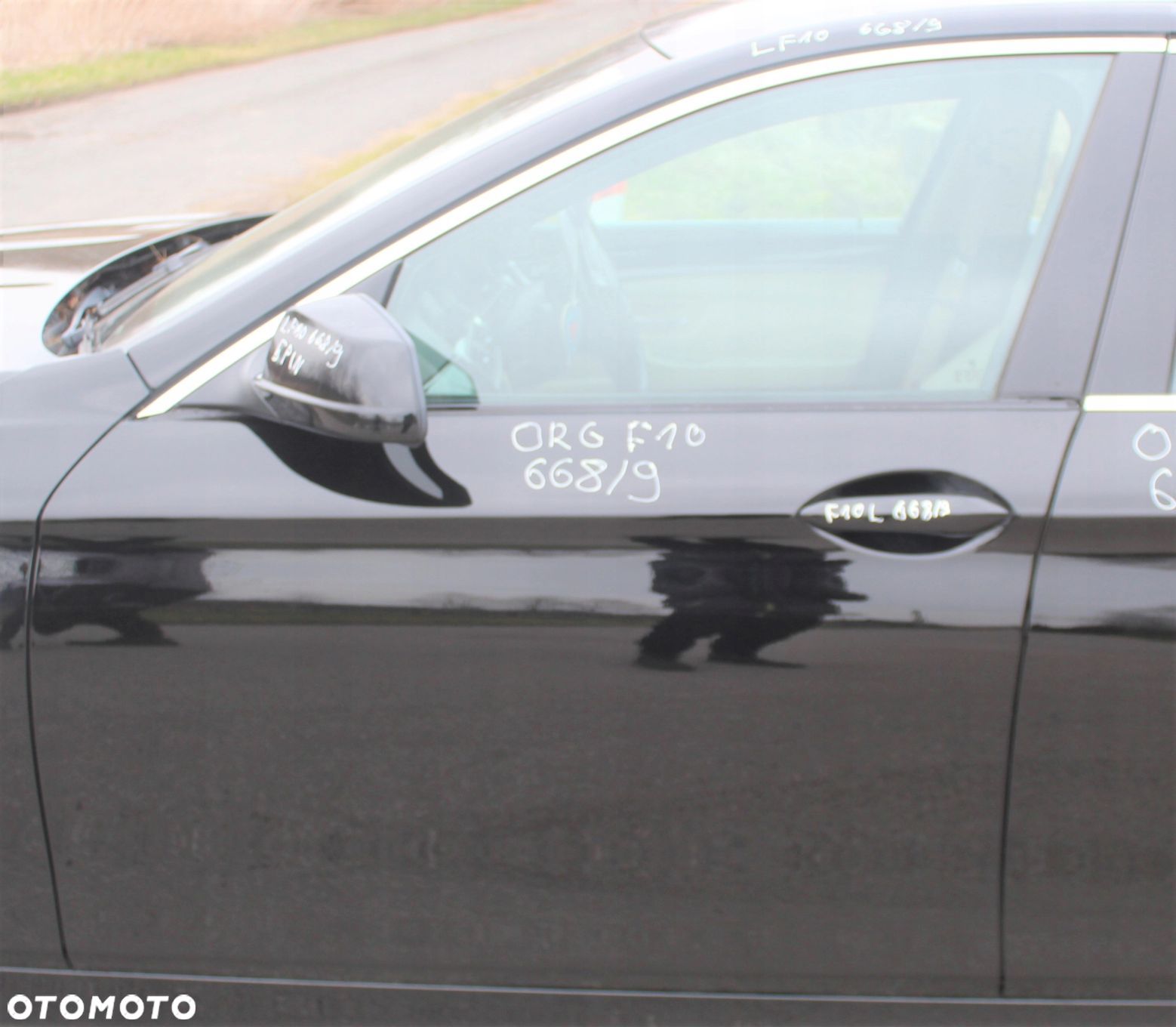 DRZWI PRZÓD LEWE BMW F10 F11 668 SCHWARZ II - 1