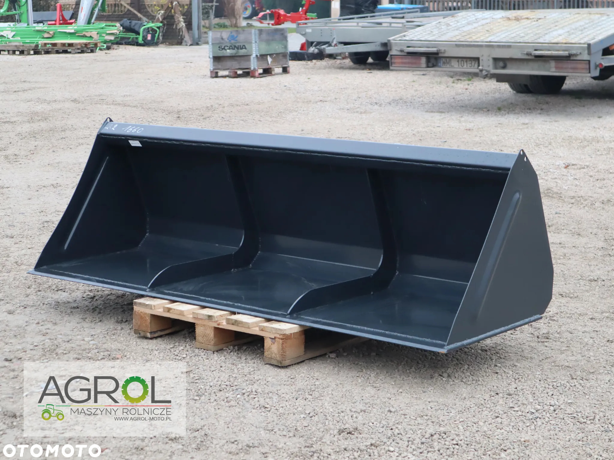 Łyżko-Krokodyl 1,5m 1,8m 2,2m 2,4m Inter Tech; Chwytak Paleciak Łyżka - 11